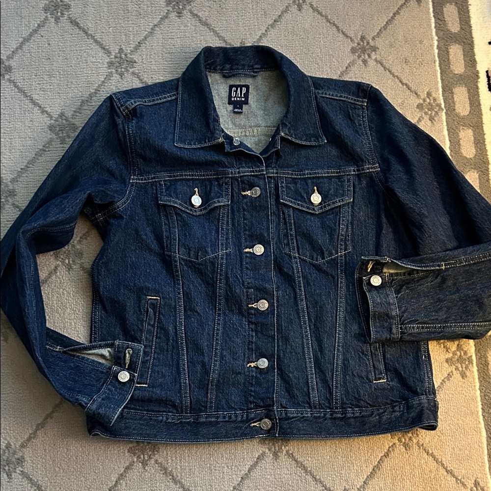 GAP Dark Wash Denim Jacket
